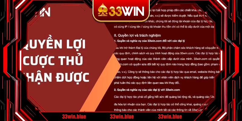 Quyền lợi cược thủ nhận được khi trở thành đối tác nhà cái