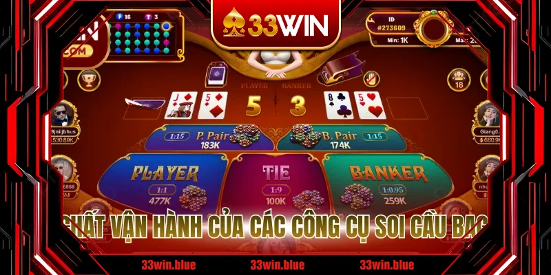 Bản chất vận hành của các công cụ soi cầu Baccarat