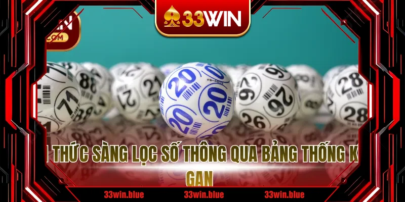 Cách thức sàng lọc số thông qua bảng thống kê lô gan