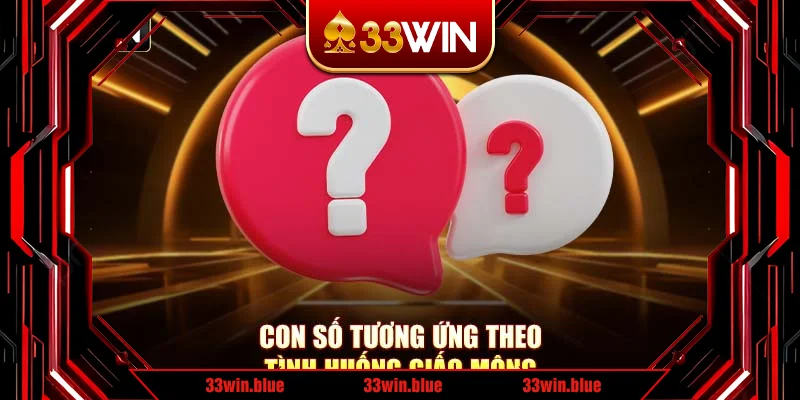 Con số tương ứng theo tình huống giấc mộng